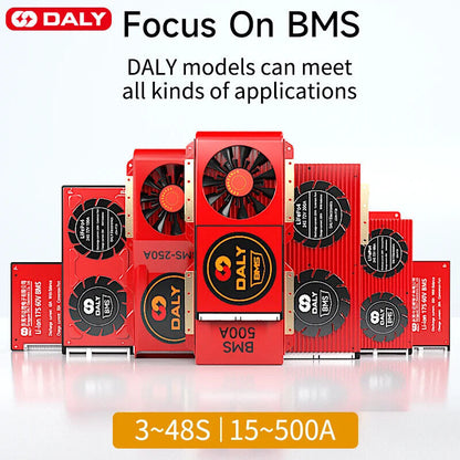 LiFePO4 BMS PCB DALY 4S 12V - 16S 48V 15A-100A Common Port - Escooterparts