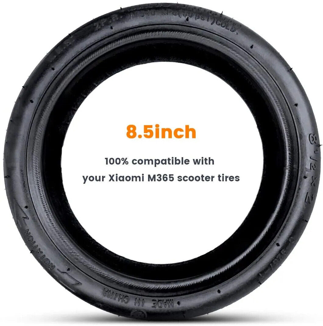 Xiaomi M365 / Pro 8.5" Rubber Tyre Replacement with InnerTube 8 1/2x2 - Escooterparts