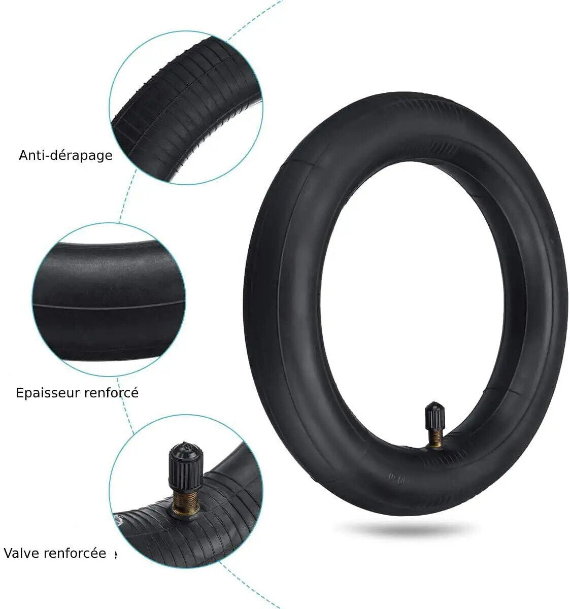 Xiaomi M365 / Pro 8.5" Rubber Tyre Replacement with InnerTube 8 1/2x2 - Escooterparts