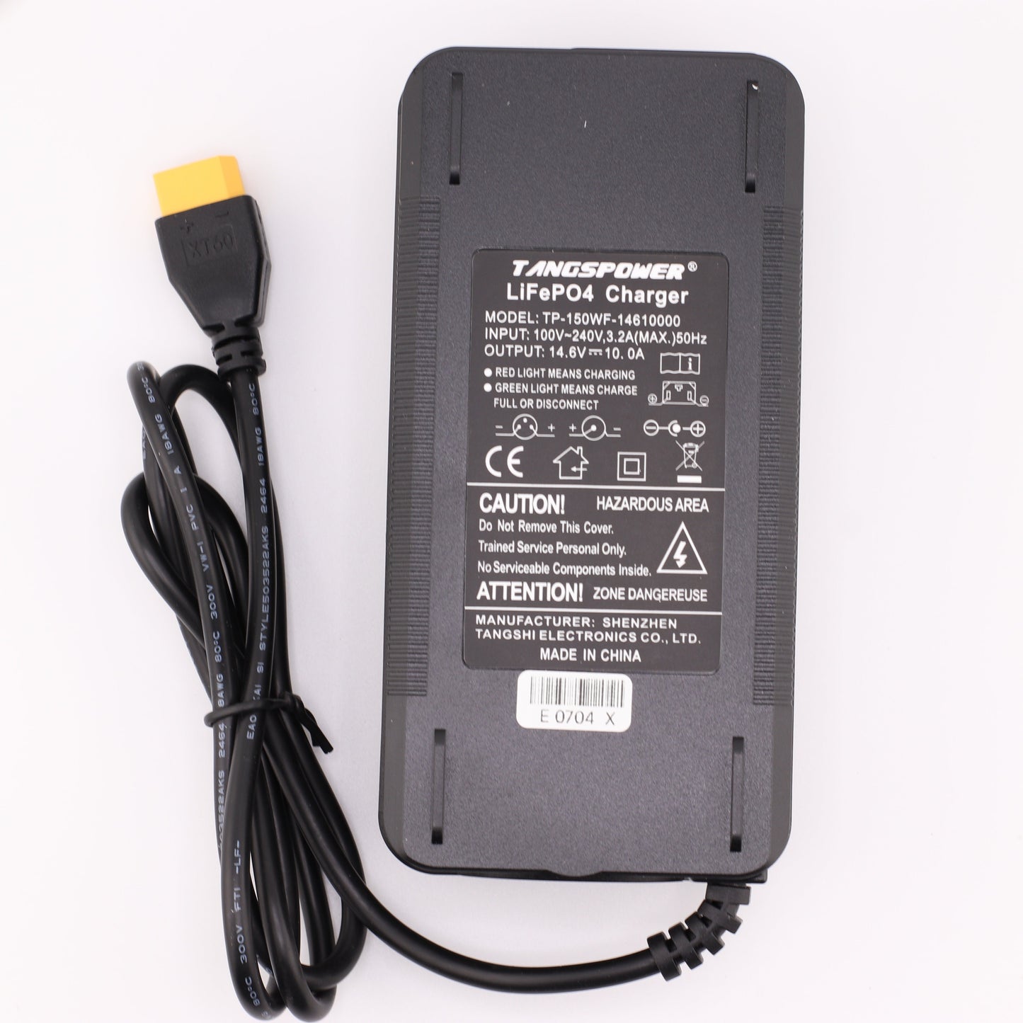 XT60 14.6V 10A LiFePO4 LFP Battery Charger for 4S 12V Battery