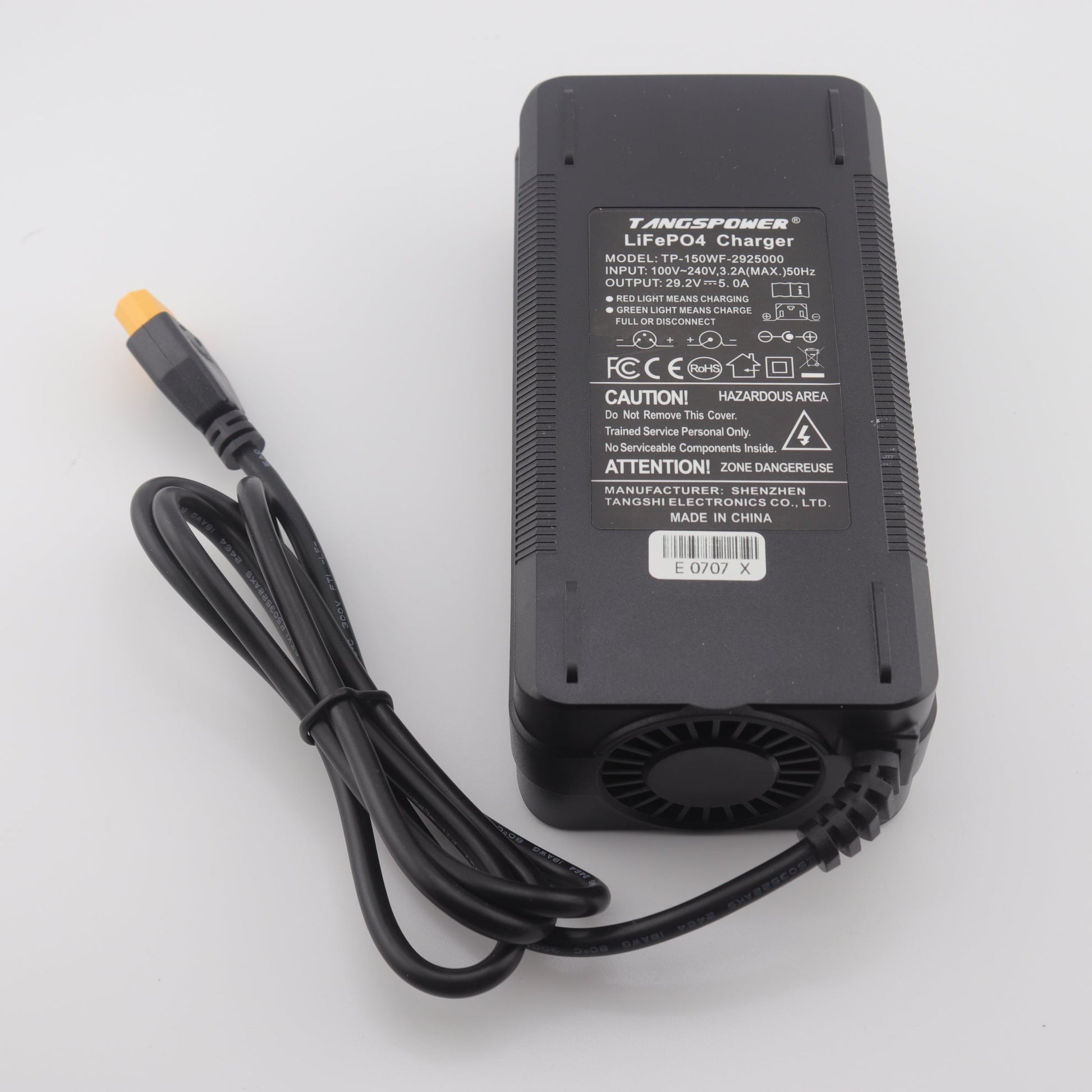 XT60 29.2V 5A LiFePO4 LFP Battery Charger for 8S 24V Battery