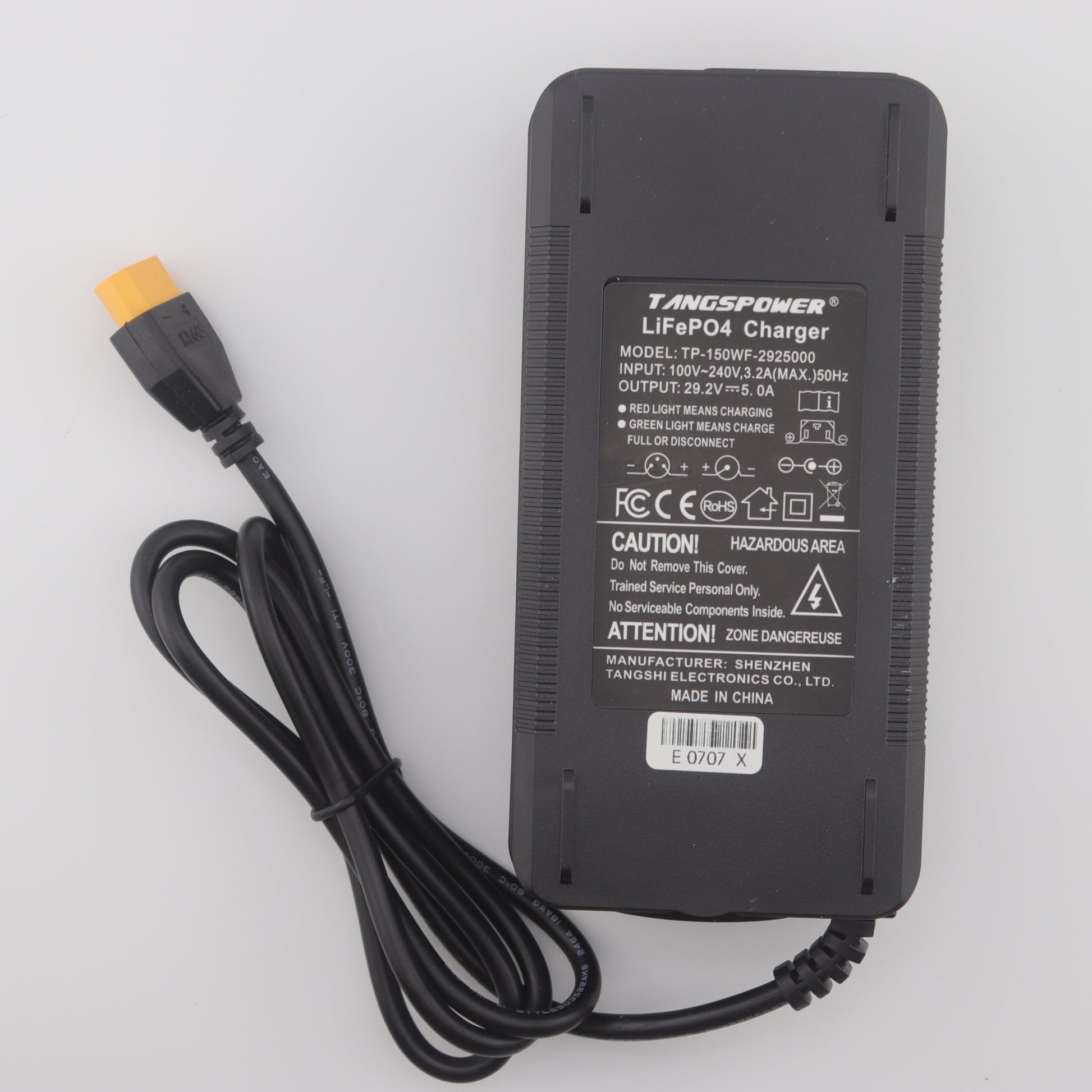 XT60 29.2V 5A LiFePO4 LFP Battery Charger for 8S 24V Battery