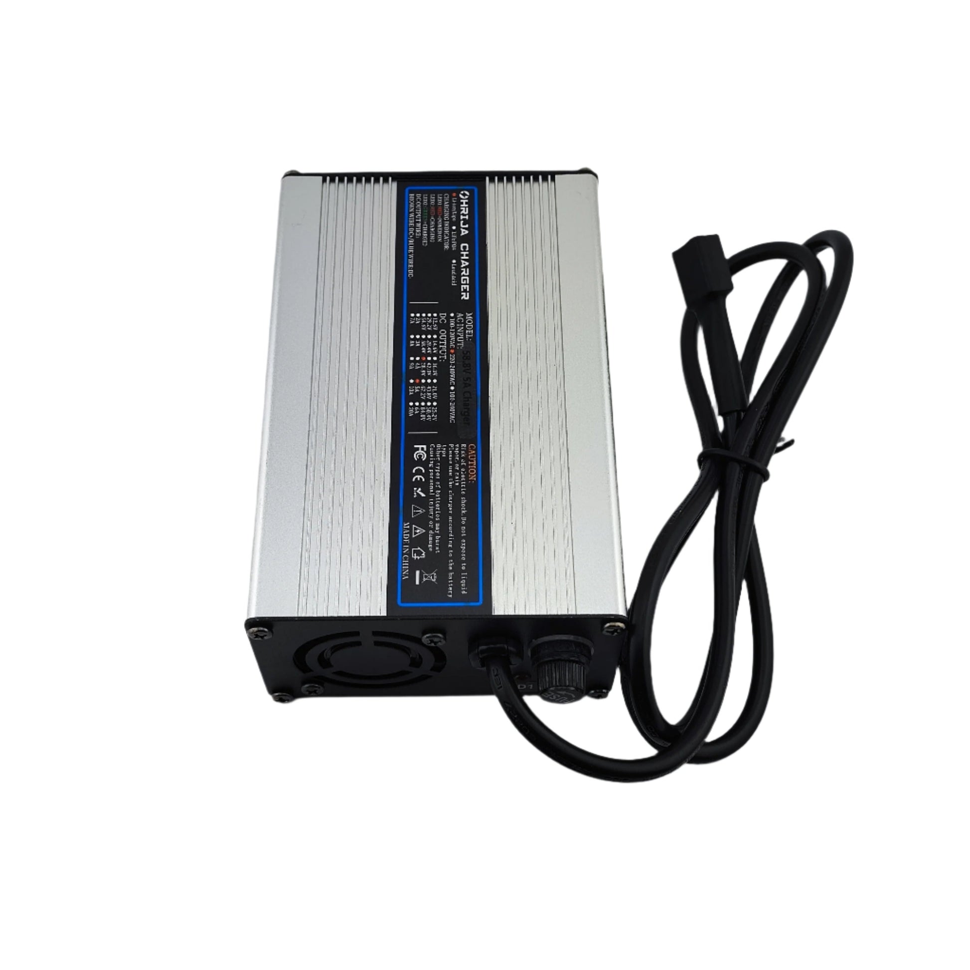 XT60 58.8V 5A Lithium Battery Charger for 14S 52V Electric bike/Scooter